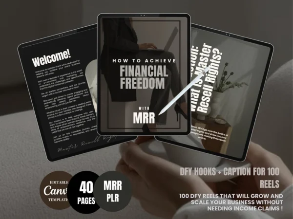 Financial Freedom Guide with PLR /MRR & Passive Income. - Image 7